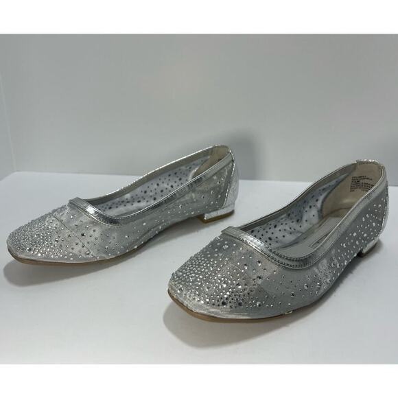 Rialto Angela Mesh Flats, Metallic Silver size 7.5 M, Breathable Comfort Insole - Picture 13 of 13